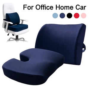 Cojín Asiento Almohada Coccix Ortopédico Alivio del Dolor de Espalda Espuma con Memoria Silla de Oficina - Imagen 1 de 14
