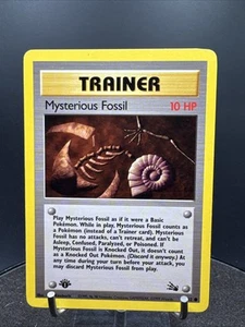 Pokemon TCG Fossil 1st Edition Mysterious Fossil Trainer 62/62 - Picture 1 of 11