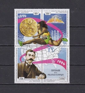 Benin   864 MNH, Olympics Centenary, 1996 - Bild 1 von 1