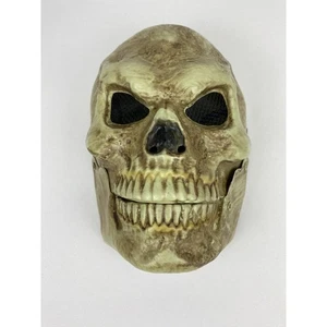 Skull Mask Moving Opening Jaw mouth Scary Halloween Costume - Picture 1 of 10