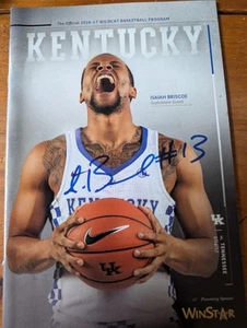 Isaiah Briscoe Kentucky Wildcats Autograph Signed Program Tough Rare Auto - Picture 1 of 1