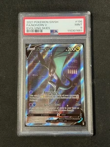 PSA 9 Noivern V (Alternate Full Art) 196/203 SWSH07: Evolving Skies Holo - Foto 1 di 2