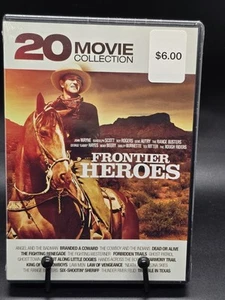 Frontier Heroes: 20 Movie Collection (DVD)New Wayne Scott Roy Rogers Hayes Autry - Foto 1 di 5
