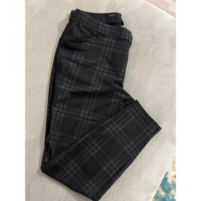 Simply Vera Vera Wang Black Plaid Skinny Pants Women's XL Extra Large - Image 1 of 4