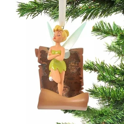 Disney Sketchbook Ornament Decorazione Trilli Tinkerbell Trilly Peter Pan Mappa - Immagine 1 di 2