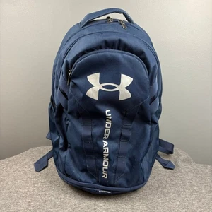Zaino Under Armour Hustle 5.0 blu navy scuola laptop viaggio libro borsa - Foto 1 di 12