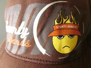 SMARTY BOARDS gorra de camionero surf sombrero de patinaje retro sol mascota sk8 - Imagen 1 de 2