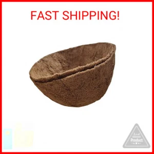 2PCS Round Replacement Coco Liner for Hanging Basket, 12 inch Coconut Fiber Plan - Picture 1 of 2