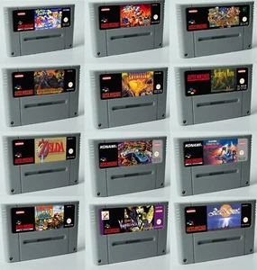 Super Nintendo Games Custom Service SNES PAL EURO NTSC USA 16 bits retro games - Imagen 1 de 16