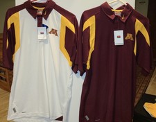Nike Minnesota Lot Of (2) Golfshirts NEW W/ TAGS (Size M)