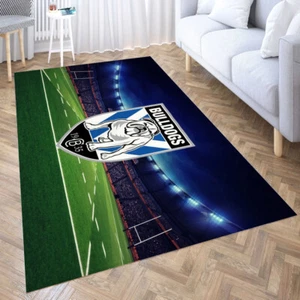 NRL New Canterbury Bulldogs Rugby League Rectangle Rug - Bild 1 von 1