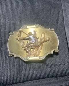 Rare Bow hunter Belt Buckle - Picture 1 of 1