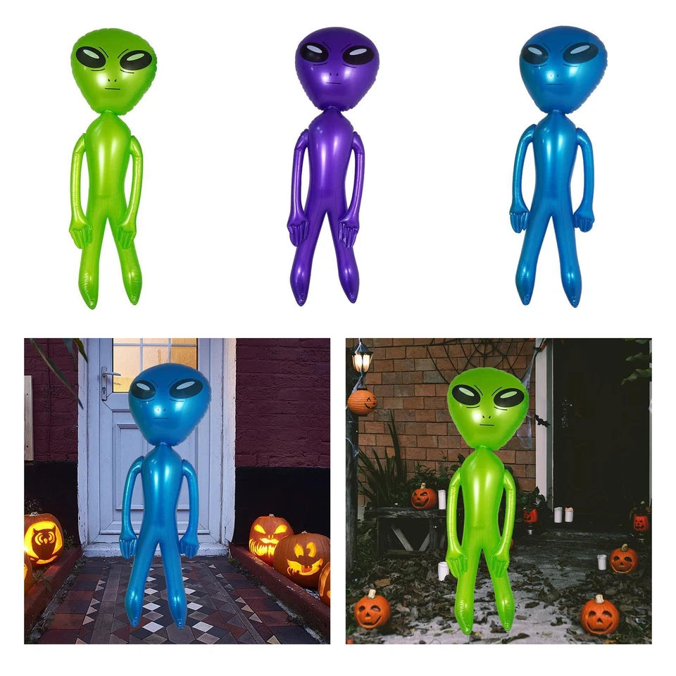 Aufblasbares Alien Spielzeug für Kinder und Erwachsene, Partygeschenke, Foto - Bild 1 von 1