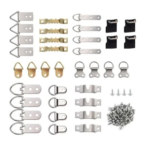 96Pcs/Set Picture Hanging Hooks with Screws Kit for Office Home9602 - Picture 1 of 6