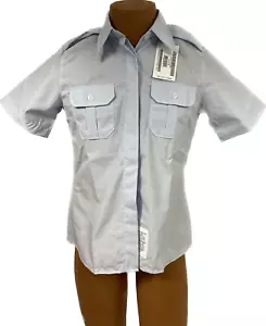 New Air Force USAF Shirt Womens Short Sleeve Dress Blue Uniform Size 13 1/2 x 36 - Picture 1 of 3