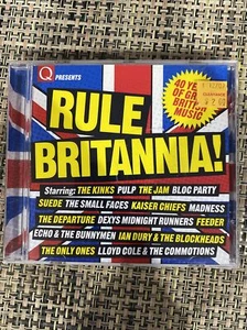 Q Presents Various Artists : “Rule Britannia” CD. **RARE** MINT LIKE NEW** - Picture 1 of 2
