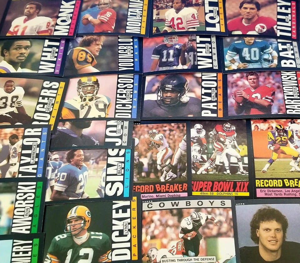 1985 TOPPS FOOTBALL 1-199 YOU PICK SEE SCANS COMPLETE SETS,PLAYERS,TEAMS,STARS - Image 1 of 1