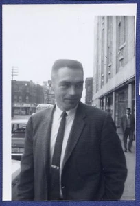 PG042 1960's NHL George Armstrong B&W Photo - Foto 1 di 2