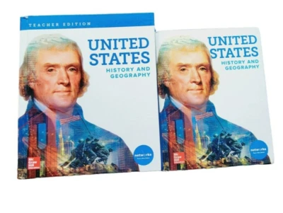 McGraw Hill United States History and Geography / Textbook and Teacher's Edition - Image 1 of 3