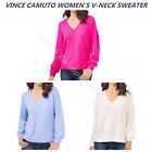 VINCE CAMUTO WOMEN'S V NECK SWEATER SELECT COLOR & SIZE NEW