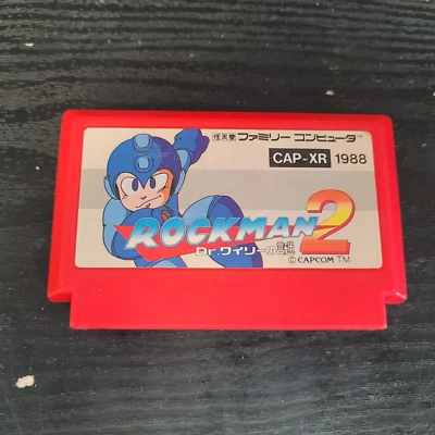 RockMan 2: Dr. Wily no Nazo for Famicom Cart Great Shape JP Import Rock Man - Image 1 of 2