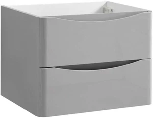 Fresca Tuscany 24" Wall Hung Modern Wood Bathroom Cabinet in Glossy White - Picture 1 of 5