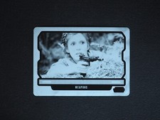 2013 Topps Star Wars Galactic Files Princess Leia Blaster Printing Plate #1/1