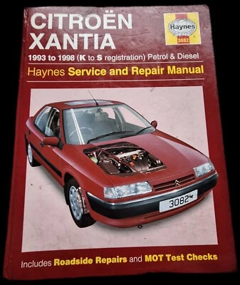 Haynes Citroen Xantia 4-cyl 1993-1998 (K-S )Owners' Workshop  Manual - Image 1 of 4