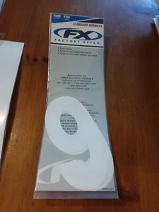 Factory Effex Standard Numbers 6in. - 02-4469 White #9 3-pack NS291A - Foto 1 di 2