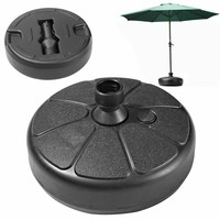 C Hopetree Patio Market Umbrella Base Heavy Duty Outdoor Stand 42lbs Round For Sale Online Ebay