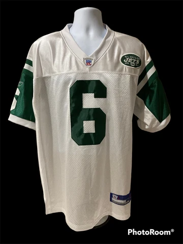 Mark Sanchez #6 New York Jets Reebok NFL Stitched Jersey Men's X-Large 52 USED Cover