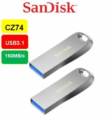 SANDISK ULTRA LUXE 32GB 64GB 128GB 256GB USB 3.2 Flash Drive 150MB OTG LOT - Image 1 of 3