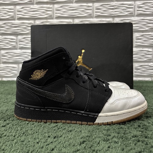 Air Jordan 1 Mid oro e gomma