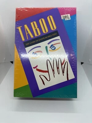 Juego tabú de colección sellado 1990 de diversión indescriptible Milton Bradley Foto 1 de 4