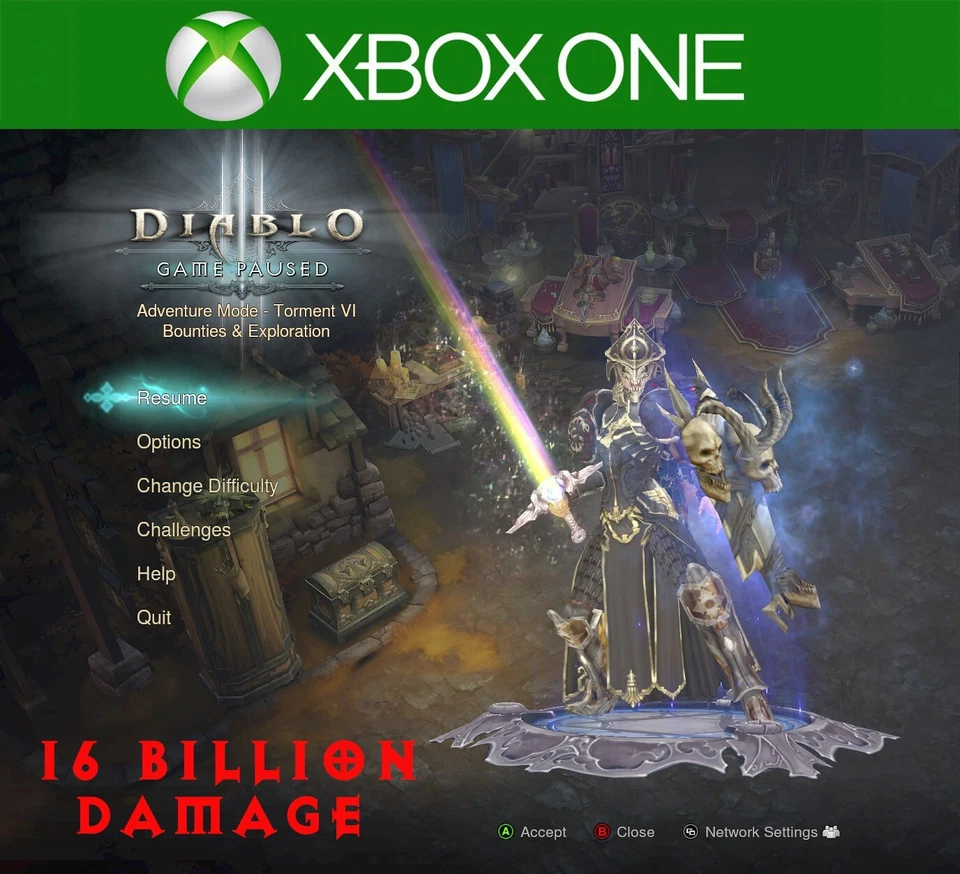 Diablo 3 RoS Xbox One | Series X/S Softcore | Ancient Modded Monk Set - Image 1 of 4