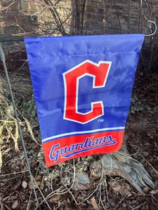 Cleveland Guardians Double Sided Garden Flag  12"x18" - Picture 1 of 4