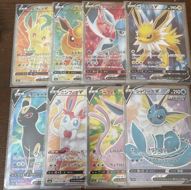 Kit Carta Pokémon Todas Evoluções Do Eevee