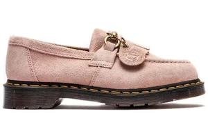 Dr. Martens Adrian Snaffle Suede Loafers "Powder Pink" New Sz:5 Rare! - Picture 1 of 8