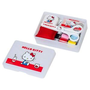 Misasa Sanrio sewing kit Small type Hello Kitty White No.1490 Resin Box NEW
