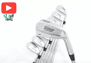 8pcs Titleist 681 Forged Iron Set 3-4-5-6-7-8-9-P PW RH DG X100U Irons Golf - Picture 1 of 15