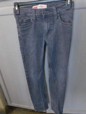 Levi's 510 Vaqueros Ajustados Gris Denim Talla 10 Reg Cintura Ajustable Foto 1 de 4