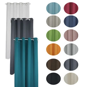 Darkening curtain eyelet curtain 295x245 cm extra wide curtain opaque - Picture 1 of 102