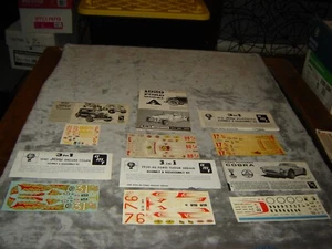 1960s Vintage 6 Original Instructions w/Decals Trophy Series 3n1 Ford & More EX - Picture 1 of 18