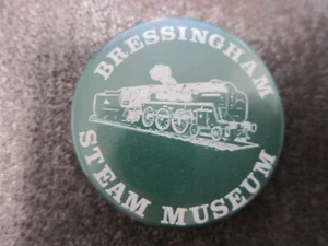 Bressingham Steam Museum Pin Badge Button (L14B) - Picture 1 of 2