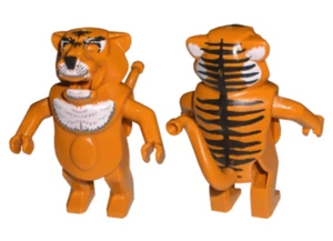 Lego Tygurah 7411 Earth Orange Tiger Roar Standing Orient Expedition Minifigure - Picture 1 of 2