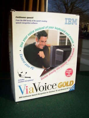 ViaVoice Gold para Windows 95 y Windows NT 4.0 (usado pero completo) Reino Unido Inglés Foto 1 de 4