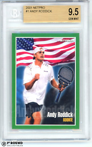 Andy Roddick BGS 9.5: 2001 NetPro Promo Card 'Exclusive Graded Release'