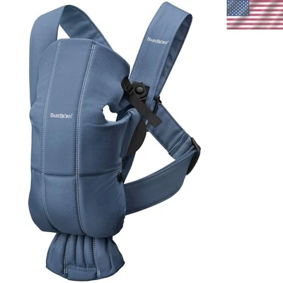 Винтажная мини-переноска Indigo — удобная и легкая для новорожденных 7–25 фунтов - Изображение 1 из 4