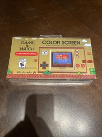 Nintendo Game & Watch Super Mario Bros. Color Screen Handheld Console