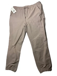Pantalones deportivos The Limited beige con cordón para mujer grandes 34x26" nuevos con etiquetas $59 - Imagen 1 de 14